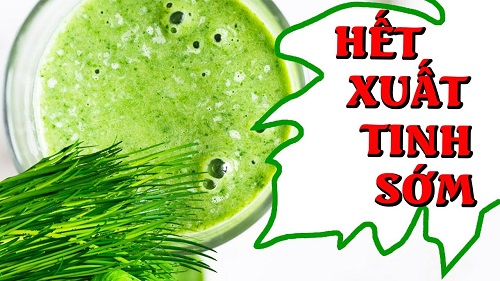 Chữa xuất tinh sớm bằng lá hẹ